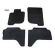 Kép 1/3 - Mitsubishi L200 IV Frogum 0483 fekete gumiszőnyeg szett