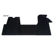 Renault Master II Facelift Frogum D00700 fekete gumiszőnyeg szett