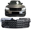 Range Rover Vogue L405 2013-2017 méhsejtes stílusú lakkozott fekete hűtőrács