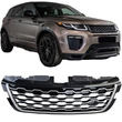 Kép 1/4 - Range Rover Evoque L551 2019- méhsejtes stílusú lakkozott fekete - szatén ezüst hűtőrács
