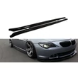 BMW E63 Maxton Design lakkozott fekete küszöb spoiler