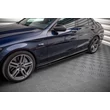 Kép 4/6 - Mercedes W205 Sedan S205 Kombi C43 AMG 2016-2018 Maxton Design lakkozott fekete küszöb spoiler