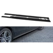 Kép 1/7 - Mercedes W213 2016-2020 AMG-LINE + E43 AMG Maxton Design Lakkozott fekete küszöb spoiler