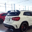 Mercedes Benz X156 GLA 45 AMG stílusú lakkozott fekete csomagtartó spoiler