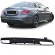 Kép 2/5 - Mercedes Benz W205 2014-2018 AMG LINE-hoz AMG stílusú utángyártott matt fekete hátsó diffúzor