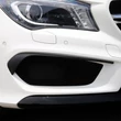 Mercedes CLA C117 2013-2016 AMG-LINE-ra lakkozott fekete első ÉL spoiler