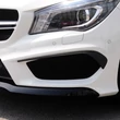Kép 3/5 - Mercedes CLA C117 2013-2016 AMG-LINE-ra lakkozott fekete első ÉL spoiler