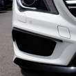 Mercedes CLA C117 2013-2016 AMG-LINE-ra lakkozott fekete első ÉL spoiler