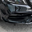 Kép 2/4 - Mercedes W176 2015-2018 facelift AMG-LINE-ra lakkozott fekete koptató lippe + él spoiler szett