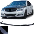 Kép 1/7 - Mercedes W204 2011-2015 standard lökhárítóra szerelhető lakkozott fekete koptató lippe