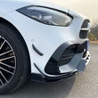 Kép 4/7 - Mercedes W206 2021-től AMG-LINE-ra lakkozott fekete koptató lippe + él spoiler szett