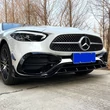 Kép 7/7 - Mercedes W206 2021-től AMG-LINE-ra lakkozott fekete koptató lippe + él spoiler szett