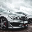Kép 4/4 - Mercedes CLA C117 X117 W117 2013-2016 AMG-LINE-ra lakkozott fekete koptató lippe