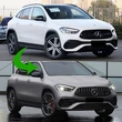 Kép 3/4 - Mercedes GLA H247 AMG-LINE-ra lakkozott fekete koptató lippe