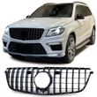 Kép 2/5 - Mercedes Benz GL X166 2012-2015 lakkozott fekete hűtőrács Panamerica AMG GT stílusban