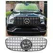 Kép 1/2 - Mercedes Benz GLS X167 2019-2023 króm - fekete hűtőrács Panamerica AMG GT stílusban