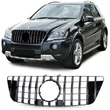 Kép 1/4 - Mercedes Benz ML W164 2008-2011 króm - fekete hűtőrács Panamerica AMG GT stílusban