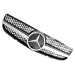 Kép 1/3 - Mercedes Benz R230 SL 2006-2008 króm - lakk fekete hűtőrács AMG stílusban