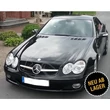 Kép 3/3 - Mercedes Benz R230 SL 2006-2008 króm - lakk fekete hűtőrács AMG stílusban