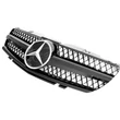 Kép 2/2 - Mercedes Benz R230 SL 2001-2006 lakkozott fekete hűtőrács AMG stílusban