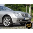 Kép 4/4 - Mercedes Benz W203 krómozott szatén ezüst hűtőrács AMG stílusban
