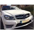 Kép 3/5 - Mercedes Benz W204 króm-ezüst hűtőrács C63 AMG stílusban