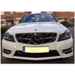 Kép 4/5 - Mercedes Benz W204 króm-ezüst hűtőrács C63 AMG stílusban