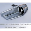 Kép 1/5 - Mercedes Benz W204 króm-ezüst hűtőrács C63 AMG stílusban