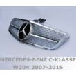 Kép 2/5 - Mercedes Benz W204 króm-ezüst hűtőrács C63 AMG stílusban
