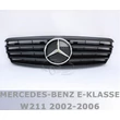 Kép 1/3 - Mercedes Benz W211 2002-2006 facelift előtti lakkozott fekete hűtőrács AMG stílusban