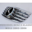 Mercedes Benz W211 2002-2006 facelift előtti  króm - fekete hűtőrács AMG stílusban