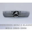 Mercedes Benz W211 2002-2006 facelift előtti  króm - fekete hűtőrács AMG stílusban