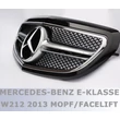 Kép 2/3 - Mercedes Benz W212 MOPF facelift 2013-2016 fekete króm hűtőrács E63 AMG stílusban