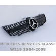 Kép 2/2 - Mercedes Benz W219 CLS 2004-2008 matt fekete hűtőrács AMG stílusban