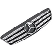 Kép 2/2 - Mercedes Benz S-osztály W220 1998 - 2002 fekete króm hűtőrács AMG stílusban