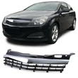 Kép 1/6 - Opel Astra H 3ajtós matt fekete - króm hűtőrács GTC Twin Top VXR
