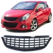 Kép 1/7 - Opel Corsa D 2006-2010 matt fekete hűtőrács