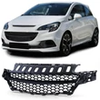 Kép 1/7 - Opel Corsa E 2014- matt fekete embléma mentes hűtőrács