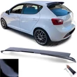 Kép 1/8 - SEAT Ibiza 6J 6P 2008-2017 5ajtós lakkozott fekete hátsó ablak / tető spoiler