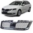 Kép 1/6 - Skoda Octavia III 5E Facelift 2017-2020 króm - lakk fekete RS stílusú hűtőrács