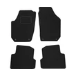 Kép 1/2 - Skoda Fabia II 2007-2014 fekete velúrszőnyeg szett (4patentos)