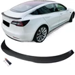 Kép 1/8 - Tesla Model 3 2017- Performance lakkozott fekete csomagtartó spoiler