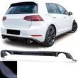 Kép 1/6 - VW Golf VII GTI 2017-2021 hátsó lökhárítóhoz lakkozott fekete műanyag diffúzor