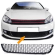 Kép 1/4 - VW Volkswagen Golf VI gyári lökhárítóba alsó matt fekete hűtőrács