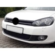 Kép 2/2 - VW Volkswagen Golf VI - 6 GTI stílusú lakkozott fekete hűtőrács króm díszcsíkokkal