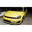 Kép 7/7 - VW Volkswagen Golf VII GTI stílusú lakkozott fényes fekete hűtőrács piros csíkkal