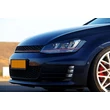 Kép 6/7 - VW Volkswagen Golf VII GTI stílusú lakkozott fényes fekete hűtőrács piros csíkkal