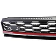 VW Volkswagen Golf 7.5 GTI lakkozott fényes fekete hűtőrács piros csíkkal