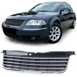 Kép 1/7 - VW Volkswagen Passat B5.5 3BG 2000-2005 króm - fekete hűtőrács