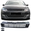 VW Volkswagen Polo V 6R 6C 2009-2017 fényes fekete embléma mentes hűtőrács